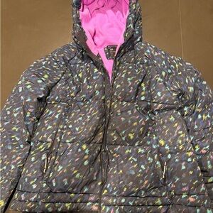 All in Motion Black Jacket with Vibrant Pink Interior